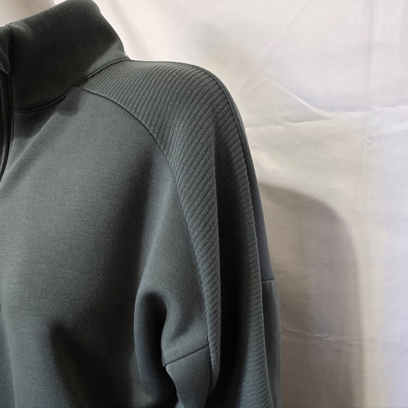 Sincerely Jules Forest Green Quarter-Zip Sweatshirt - Picture 4 of 6